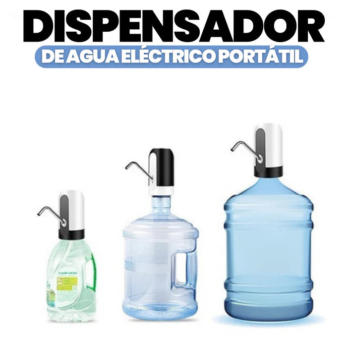 DISPENSADOR DE AGUA ELÉCTRICO RECARGABLE